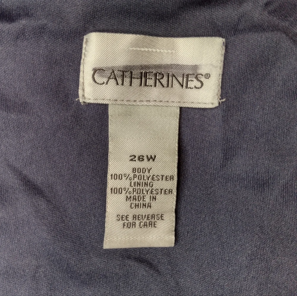 New Catherines Embellished V-Neck Dress Plus Size 26W - Picture 9 of 11